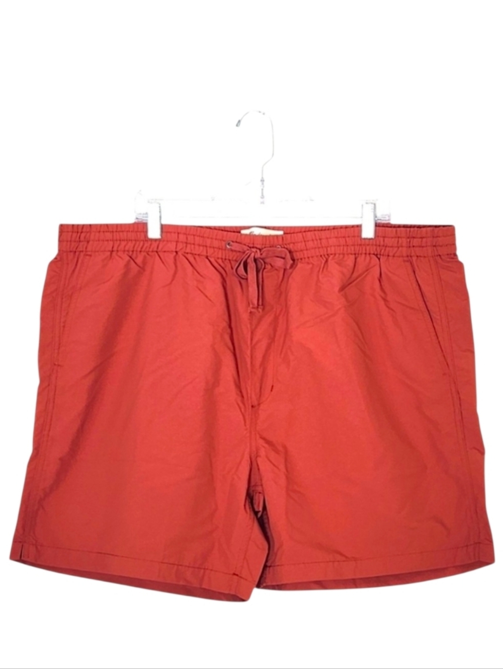 NWT Madewell XXL Resourced Everywhere Rust Elastic Waist Drawcord Chino Shorts